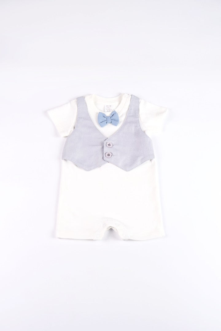 Romper with Bow-Tie