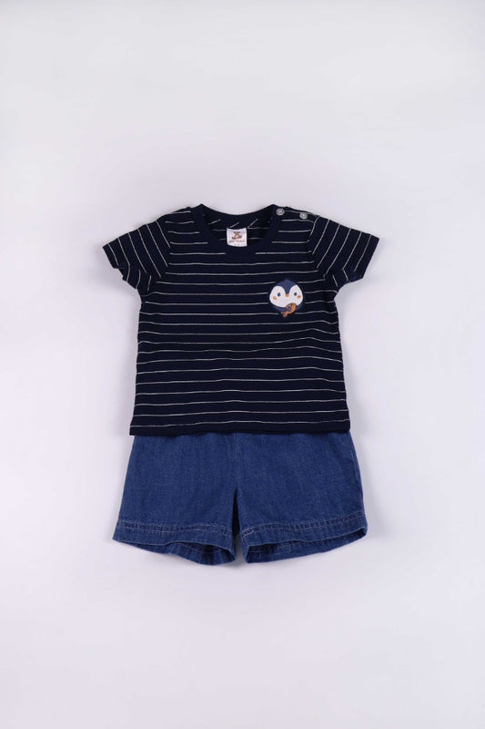 T-Shirt with Short Suit Set
